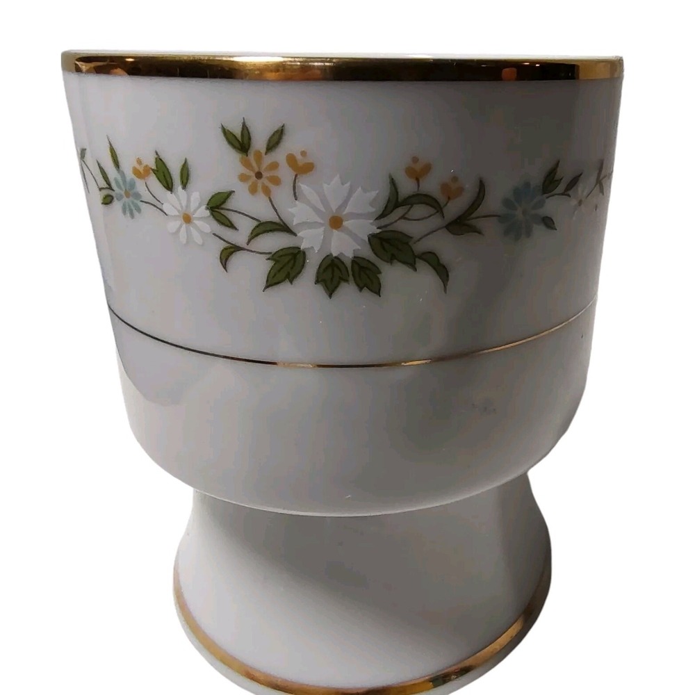Vintage International China Footed Bowl Fruit Dessert Cup 6038 Serenade‎ Four In